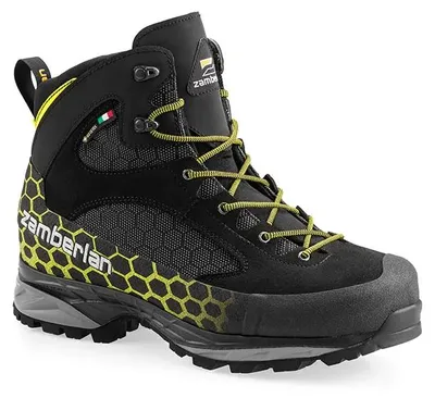 Immagine prodotto di Zamberlan RANDO GTX, da uomo, adulto, colore: nero e giallo, scarpe da outdoor, ideali per il trekking e i viaggi con zaino, suola Vibram Curcuma