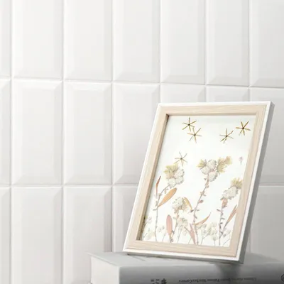 Produktbild von Fliese Weiß Matt | 7,5x15 cm | 0.68 m²/s