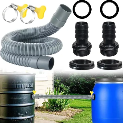 Produktbild von Regentonverbinder und Verbindungsset - ideal für Regentonnen - 2 Stück