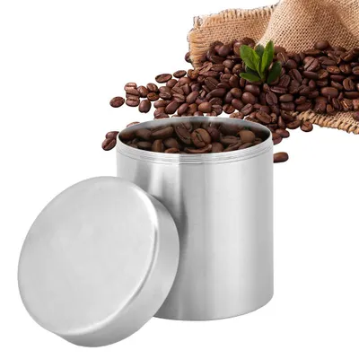 Theeblik 400 ml Edelstahl – luftdicht für Tee, Kaffee & Zucker