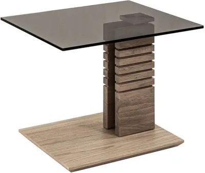 Produktbild von Beistelltisch Celinka 55x47x47 höhenverstellbar Wildeiche/Parsol 16244