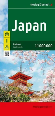 Obrázok produktu pre Japonsko, cestovná mapa, mierka 1:1.000.000, vydavateľstvo freytag & berndt