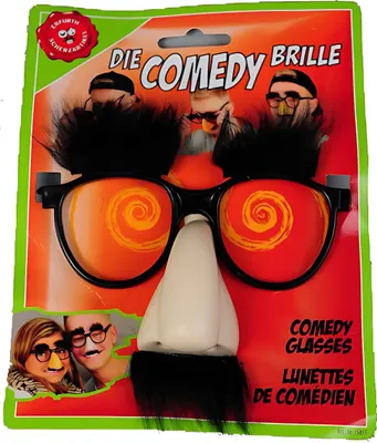 Produktbild von Comedy-Brille mit Nase, Bart und Augenbrauen