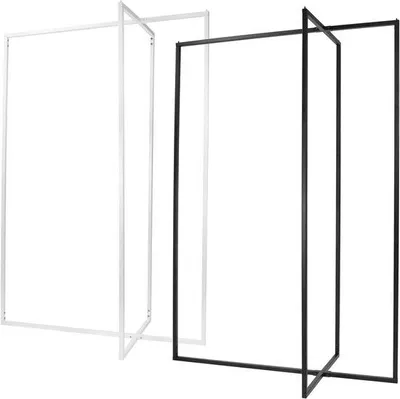 Productafbeelding van Kledingrek Metaal 110 cm Wit Garderobestandaard