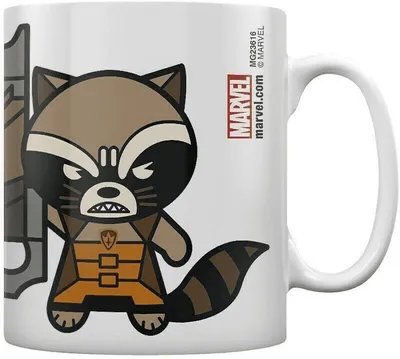 Obrázek produktu pro Marvel - hrnek na kávu, Kawaii PM2757 (jedna velikost) (bílá/hnědá)