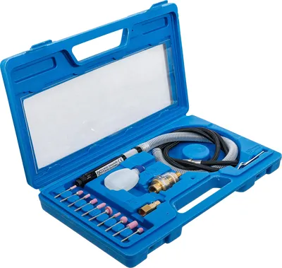 Zdjęcie produktu dla BGS 3249 Zestaw mikroszlifierek pneumatycznych, 17 szt.