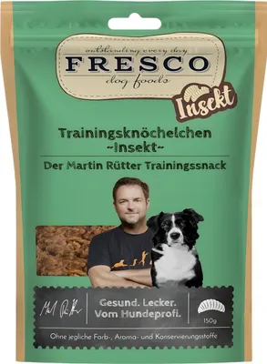 Produktbild von FRESCO Martin Rütter Trainingsknöchelchen Insekt 150 g