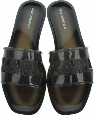 Obrázek produktu pro Karl Lagerfeld dámské plážové KL80005T V00 Black Rubber 37