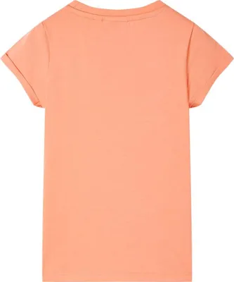 Produktbild von vidaXL Kinder-T-Shirt Pfirsichfarbe 128