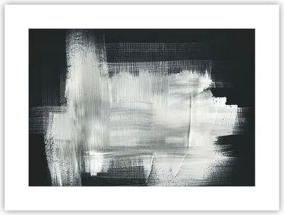 Produktbild von Poster - Poster ohne Rahmen - Abstraktion Schwarz Weiß - 40x30 cm - Wand Bild - Wanddeko - Wandbilder - Kunstposter - Wandposter - Bilder - Kunstdruck - Wanddekoration - Wandbild - P2XAA40x30-4173