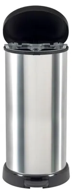 M-Home Treteimer Mit Deckel – 20 Liter, Italian Food Motiv, Soft-Closing, Rutschfeste Pads