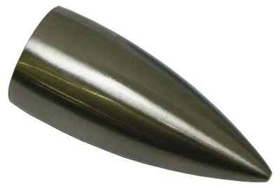 Produktbild von Gardinia Endknopf Patrone zu Stilprogramm Memphis, Ø 16 mm edelstahl-optik