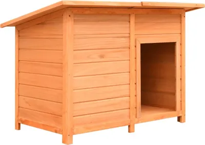 Obrázek produktu pro Psí bouda 120 x 77 x 86 cm masivní borové a jedlové dřevo