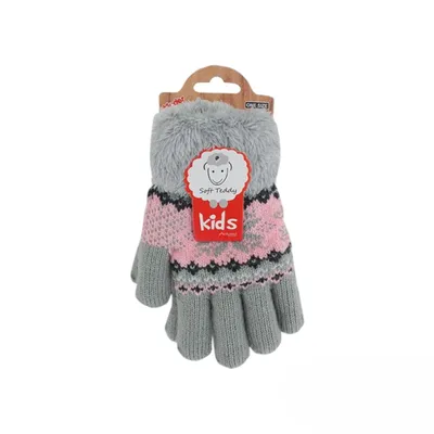 graue Handschuhe