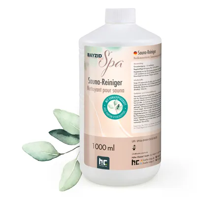 Produktbild von 1 L Saunareiniger mit Eukalyptusduft - Hochkonzentrat