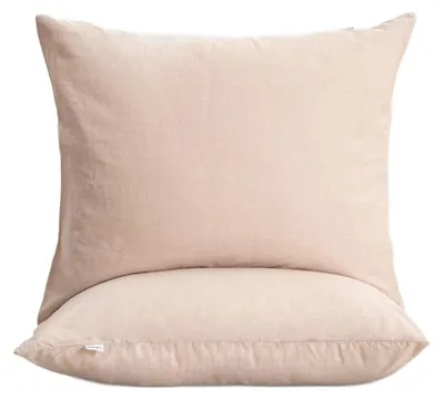 Produktbild von HOMLA GOSSY-Baumwolle Kissenbezügen beige 70x80 cm, 2er-Set