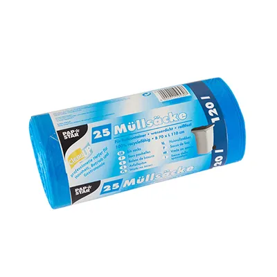 Zdjęcie produktu dla Papstar Müllsäcke HDPE 120L blau