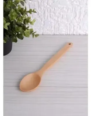 Image de Cuillère en bois antibactérienne pour cuisine 23 cm