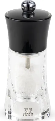 Produktbild von PEUGEOT Salzmühle MOLÈNE 14cm Schwarz Acryl-ABS Stahlmahlwerk Gewürzmühle