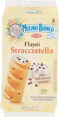Produktbild von 6x Mulino Bianco Kuchen mit Stracciatella Flauti 8x 35g kekse riegel snack