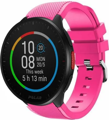 Produktbild von Strap-it Polar Pacer Silikonarmband (Pink)