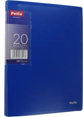 Produktbild von A5 Ordner mit 20 Hemden Clear Book Patio Blau
