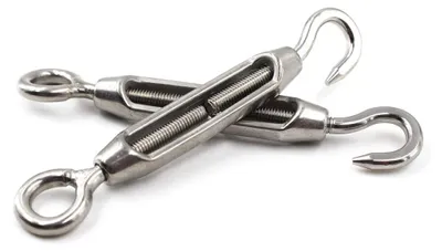Produktbild von Spannschlösser mit Haken und Öse, Edelstahl 304, 2 Stück