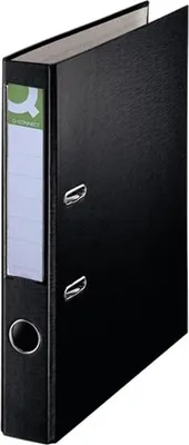 Produktbild von Q-Connect Ordner PP - A4, 50 mm, schwarz