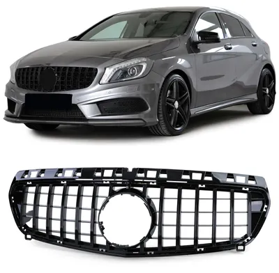 Produktbild von Sportgrill Schwarz Glanz für Mercedes-Benz A Klasse W176 2012-2015