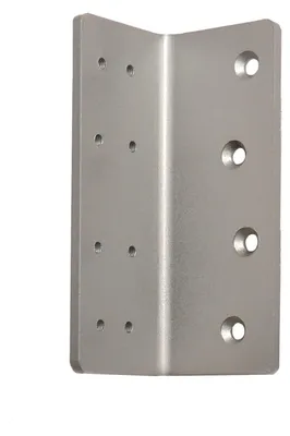 Imagen del producto de Soporte de acero para gancho estándar, para puertas correderas, acabado plateado