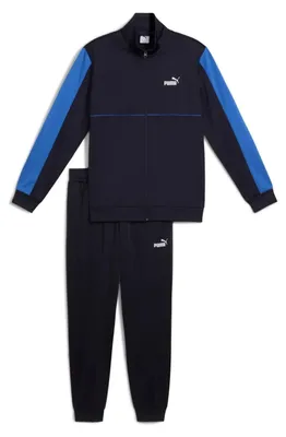 Produktbild von Puma Trainingsanzug Herren Sport Poly Suit, Größe:L, Farbe:Blau