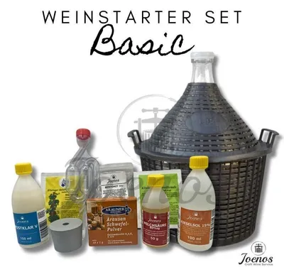 Produktbild von Joenos Wein-Basic-Set zum Wein selber machen, 10-teilig
