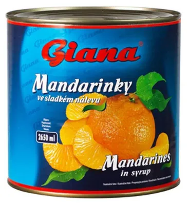 Zdjęcie produktu dla Mandarynki w zalewie 2650ML Giana