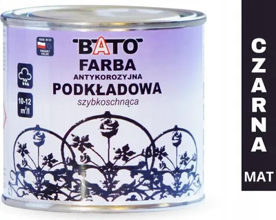 Zdjęcie produktu dla Farba Antykor.podkład.szybkosch.czarna Mat 0,22L