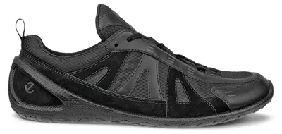 Productafbeelding van ECCO BIOM LITE dames sneaker, zwart, leer en textiel, maat 38 EU