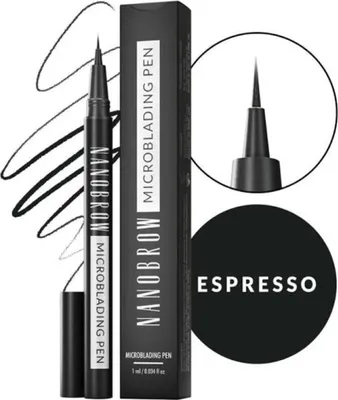Zdjęcie produktu dla Pisak do brwi Nanobrow Espresso - ultracienki pisak do brwi, microblading