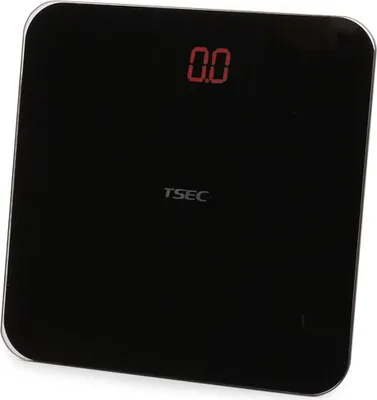 Image de Pèse-personne électronique en verre avec écran LCD 180 kg