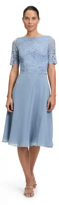 Produktbild von Vera Mont Damen 0113/4825 Kleid, Light Steel Blue, 40 EU