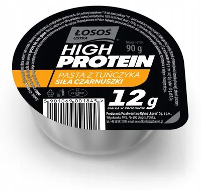 Zdjęcie produktu dla Pasta z Tuńczyka Siła czarnuszki 90g HIGH PROTEIN