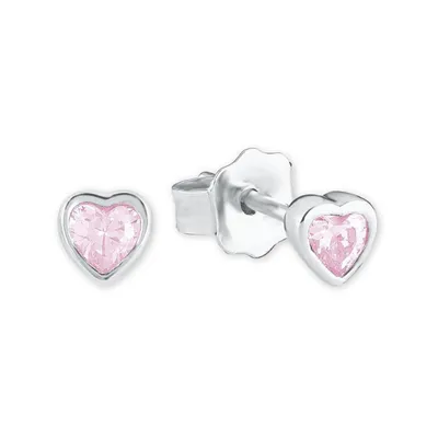 Produktbild von Prinzessin Lillifee 2021046 Ohrstecker Herz mit einem Steinchen