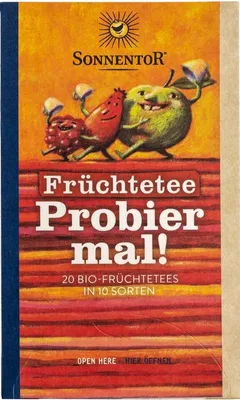 Produktbild von Sonnentor - Früchtetee-Probier mal!  - 47g
