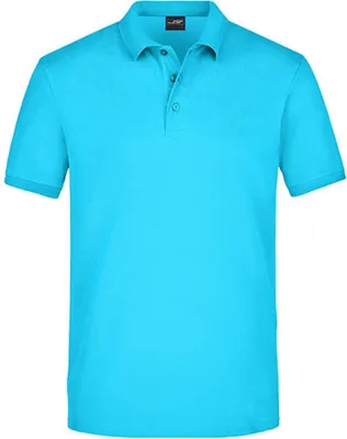 Produktbild von James+Nicholson JN710 | Herren Elastic Polo Piqué - Farbe: Turquoise - Größe: L