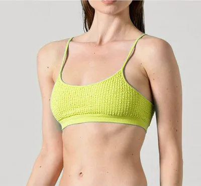 Zdjęcie produktu dla Bmymoon Top Brisa Bikini Top Yellow S-M Women Yellow S-M
