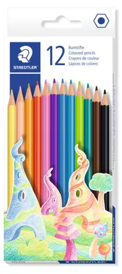 Zdjęcie produktu dla STAEDTLER® 175 kolorowych ołówków w kartonie 12 sztuk w różnych kolorach