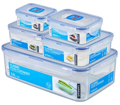 Productafbeelding van Lock&Lock Öko Set 833O5, 5-delig, rechthoekig