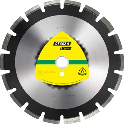 Produktbild von Klingspor DT 602 A Diamanttrennscheiben, 300 x 2,8 x 25,4 mm 18 Segmente 40 x 2,8 x 10 mm, Weitverzahnt