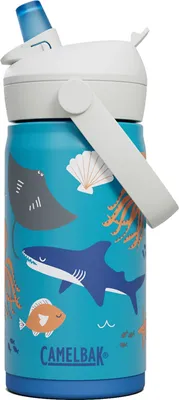 Obrázek produktu pro CamelBak Thrive Flip Straw Kids, 400 ml, Denní používání, Modrá, Bílá, Nerezová ocel, Dětský, Chlapec/děvče