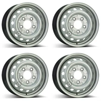 Produktbild von 4 Alcar Stahlfelgen 6.0Jx15 Zoll ET75 5x130 für Volkswagen LT 4er Satz