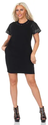 Produktbild von Diesel D-Rebe ABITO Damen Kleid Sweatkleid Schwarz