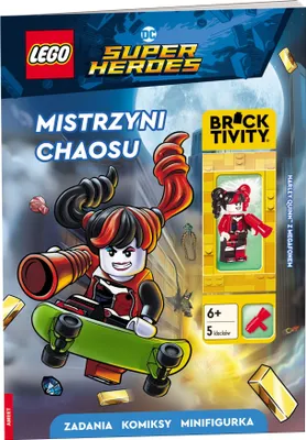 Obrázok produktu pre Kniha LEGO DC Super Heroes s minifigúrkou Harley